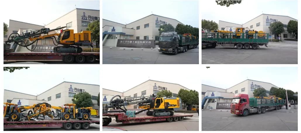 Kaishan drilling rigs being loaded for global shipment