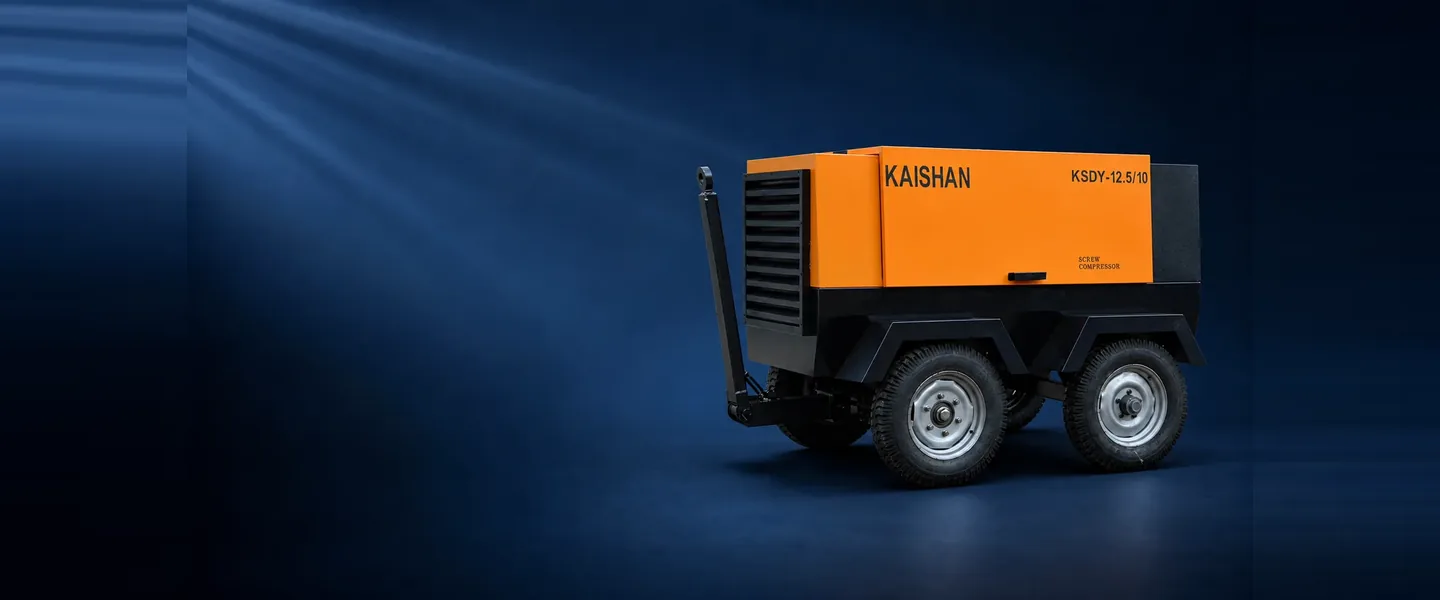 KSDY-12.5/10 Electric Drive Mobile Screw Air Compressor