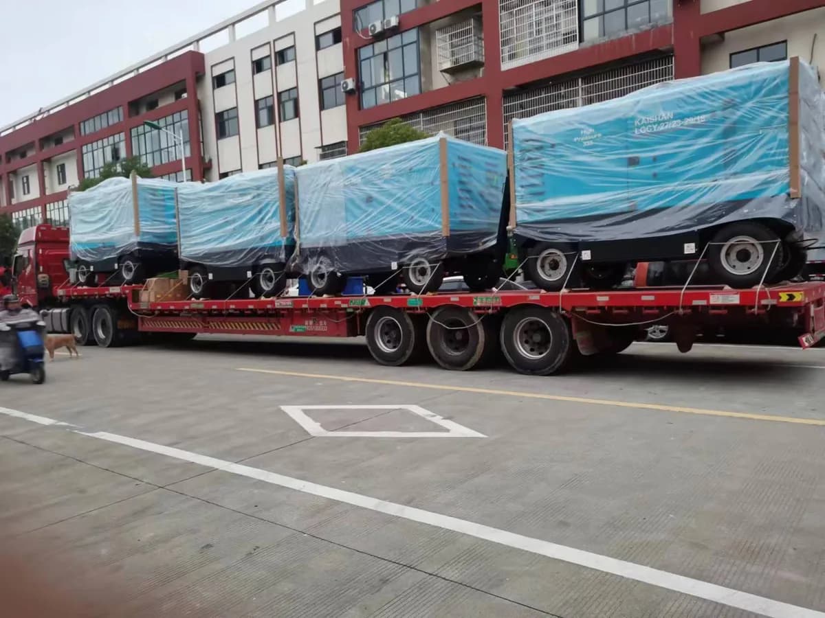 LGCY-26/25K Kaishan diesel mobile air compressor