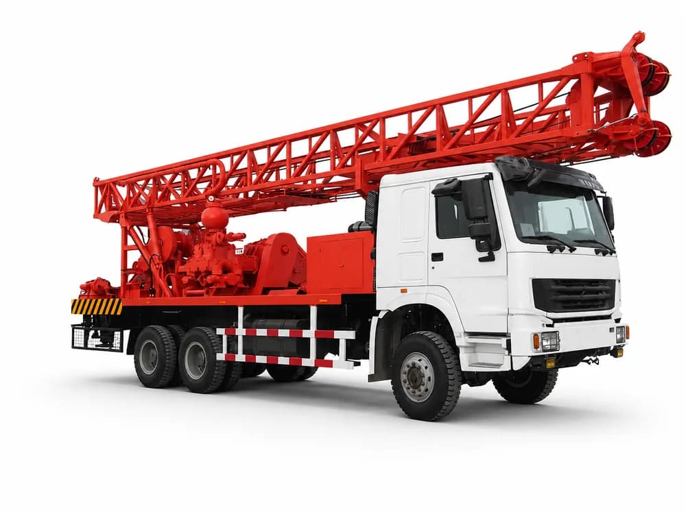 Truck-mounted drilling rig