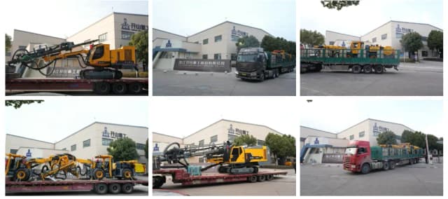 Kaishan drilling rigs being loaded for global shipment