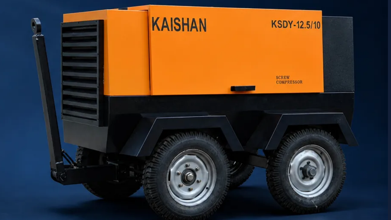 Kaishan Electric Drive Mobile Air Compressor - representative photo